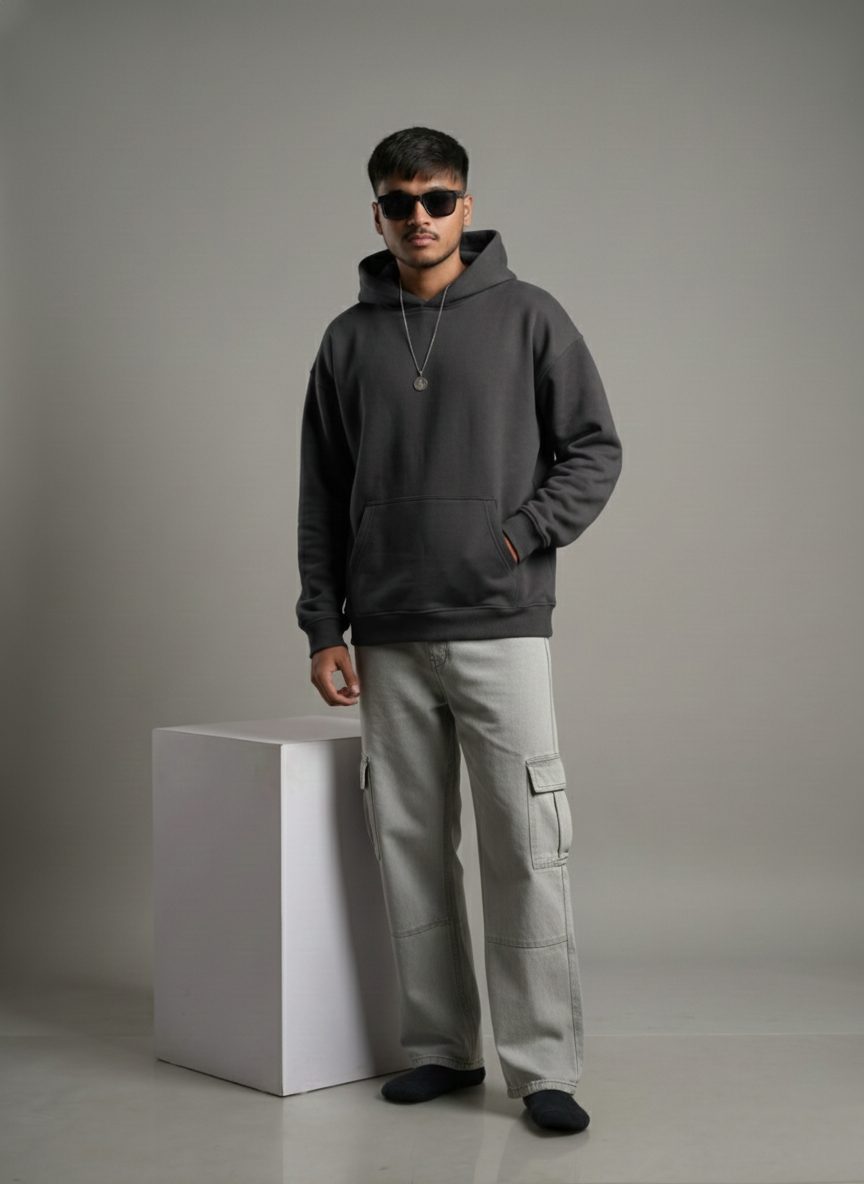 LEVEL7 Axis Unisex Drop-Shoulder Hoodie