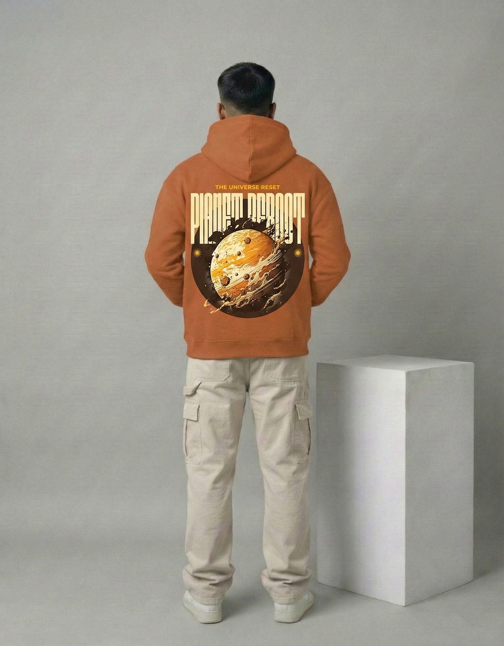 LEVEL7 Planetary Reset Unisex Drop-Shoulder Hoodie