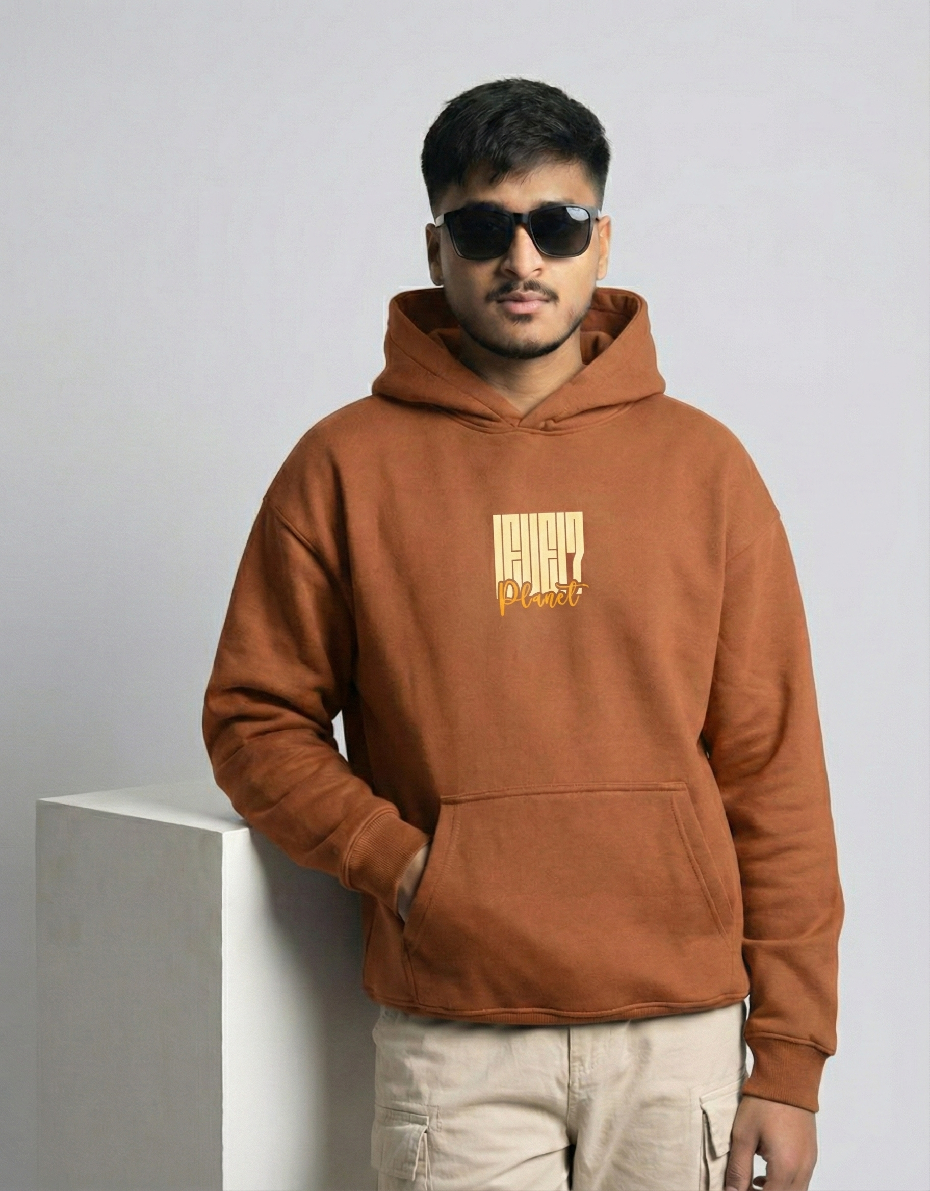 LEVEL7 Planetary Reset Unisex Drop-Shoulder Hoodie